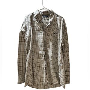 Southern Marsh Dress Shirt - Khaki, Green, with some blue - XL